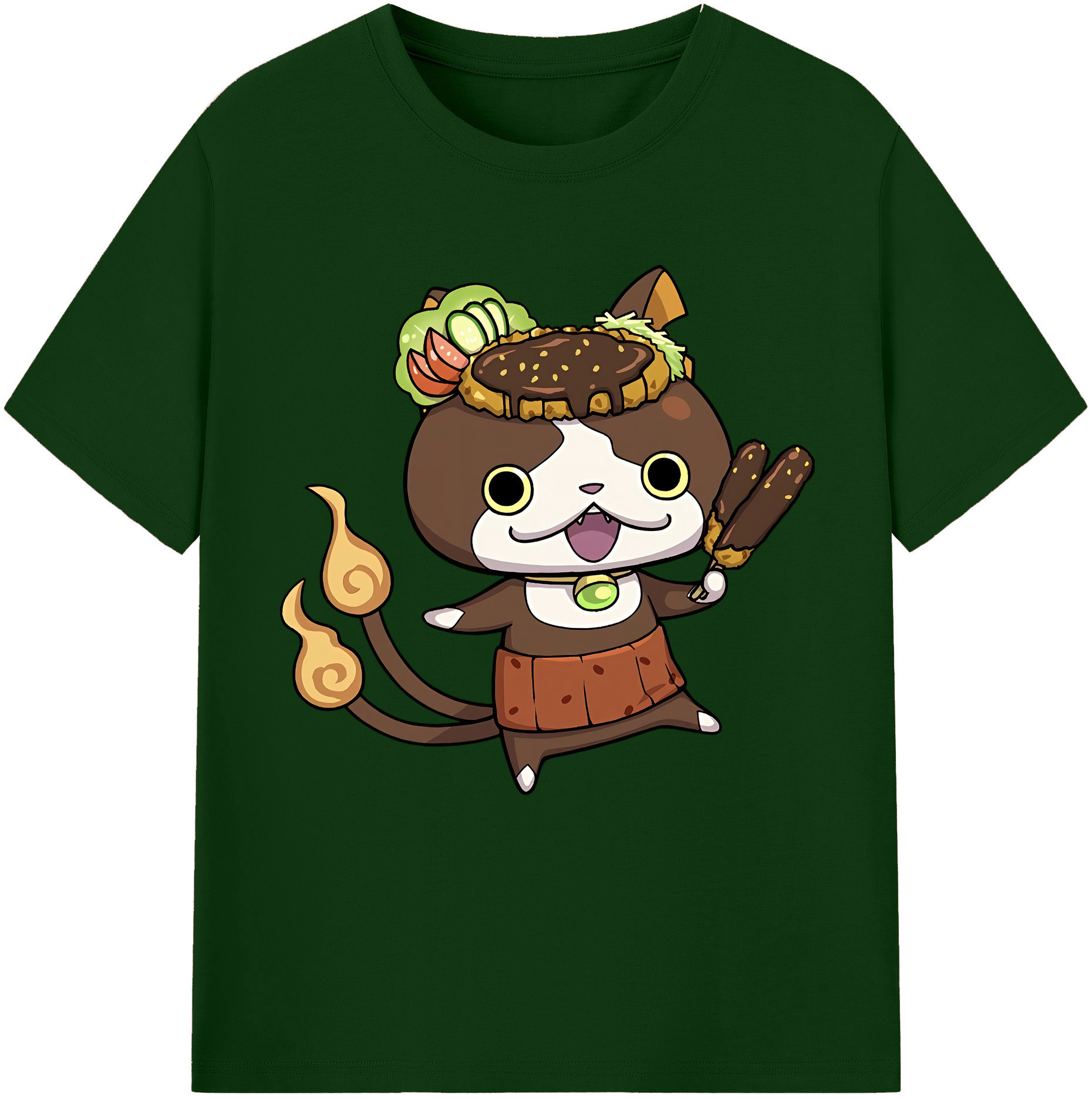 （画像用） 妖怪ウォッチ Yo-kai Watch 綿100％半袖Tシャツ（フロントプリント）